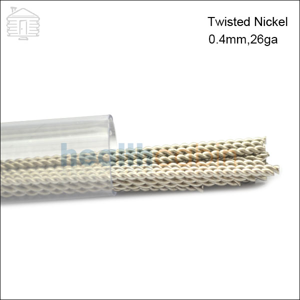 Twisted Nickel Rod Wire (0.4mm, 26ga)